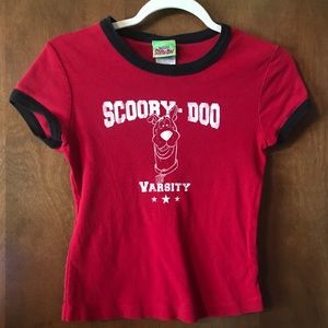 Vintage Cartoon Network Scooby Doo Varsity Tee